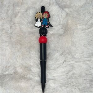 Chucky and Tiffany Black Pen